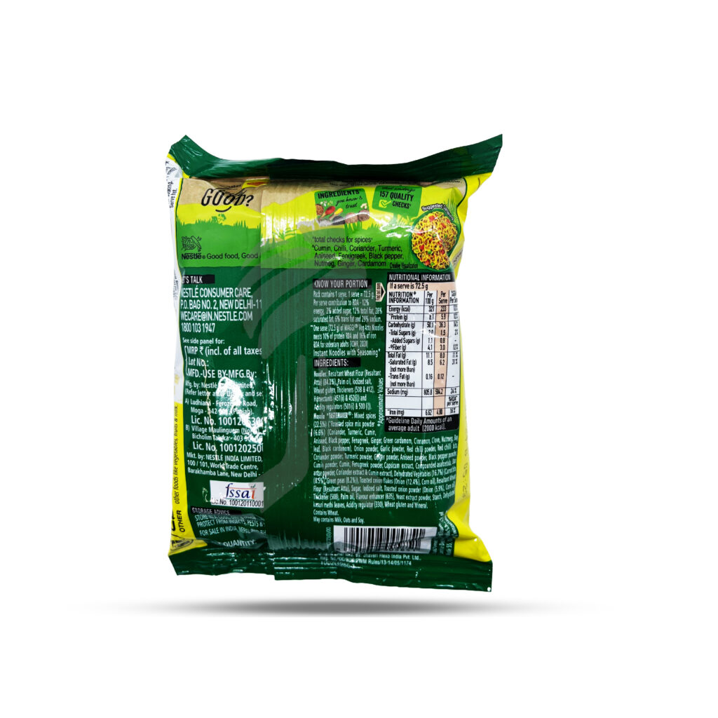 Maggi Masala Veg Atta 72 5g Hallans