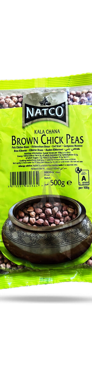 Natco Brown Chick Peas 500g