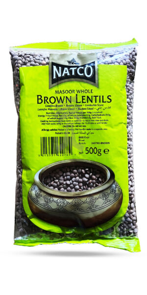 Natco Brown Lentils 500g