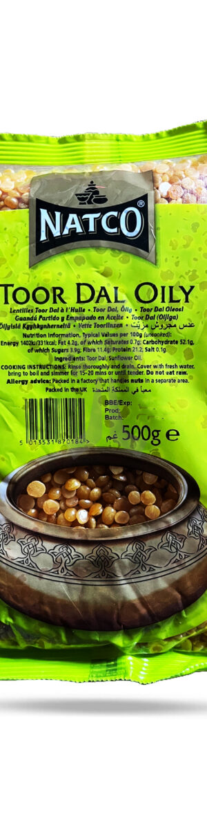 Natco Toor Dal Oily 500g