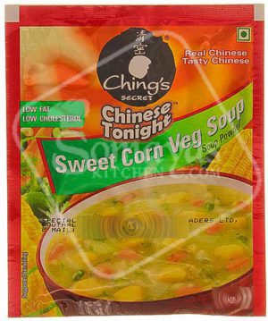 Ching's Secret Sweet Corn Veg Soup Mix 48g-0