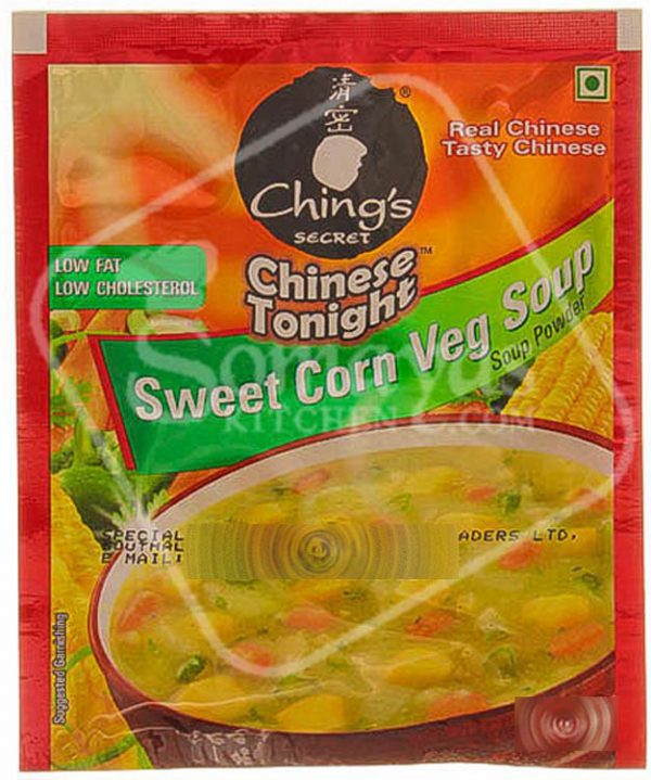 Ching's Secret Sweet Corn Veg Soup Mix 48g-0