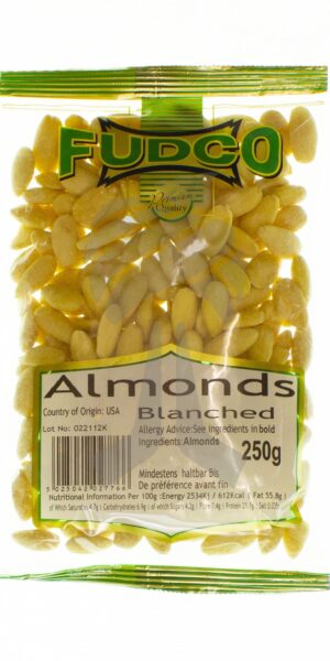 Fudco Almonds Blanched 250g-0