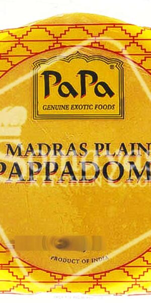 Papa Madras Plain Papad 250g-0