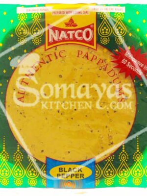Natco Black Pepper Pappadums 200g-0