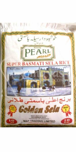 White Pearl Super Basmati Sela Rice 5kg-0