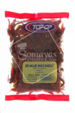 Top-Op Dry Chilli Whole Dandicut 250g-0