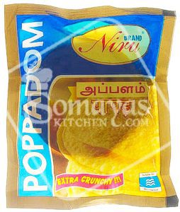 Niru Plain Poppadam- Mini (3) 150g-0