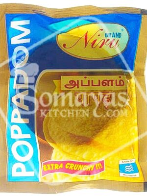 Niru Plain Poppadam- Mini (3) 150g-0