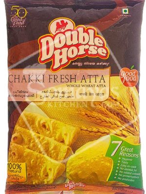 Double Horse Chakki Fresh Atta 1kg-0