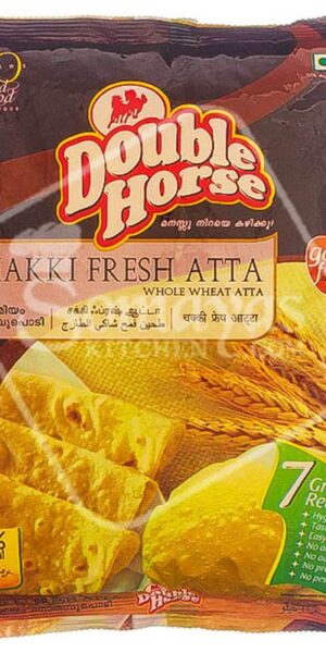 Double Horse Chakki Fresh Atta 1kg-0
