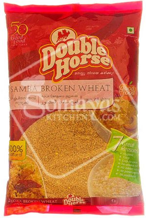 Double Horse Samba Wheat Broken 1kg-0