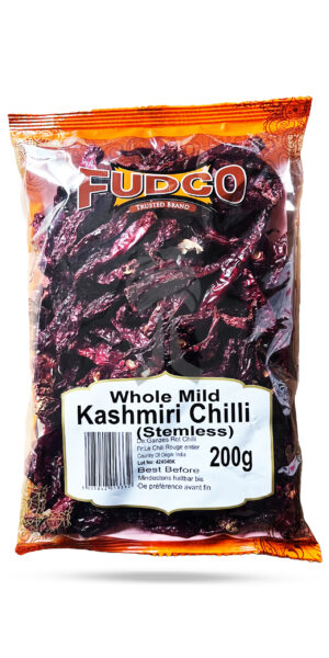 Fudco Chilli Whole Kashmiri Mild 200g