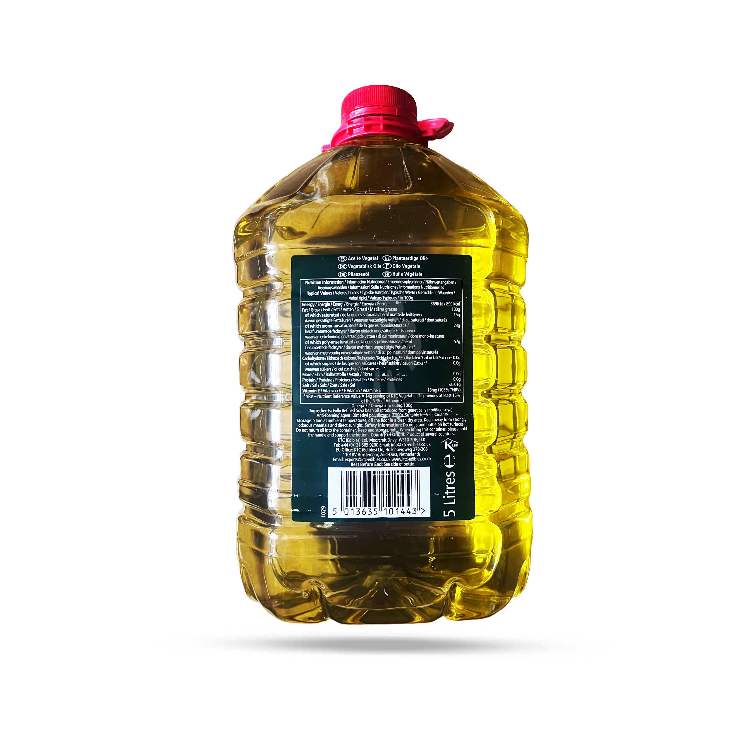 KTC Vegetable Oil 5lit - Image 2