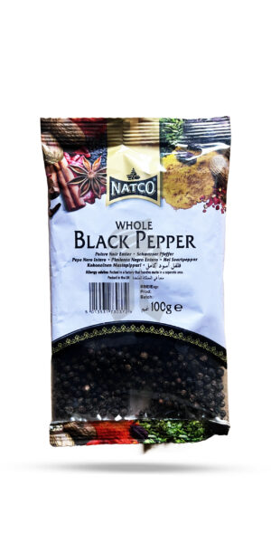 Natco Black Pepper Whole 100g
