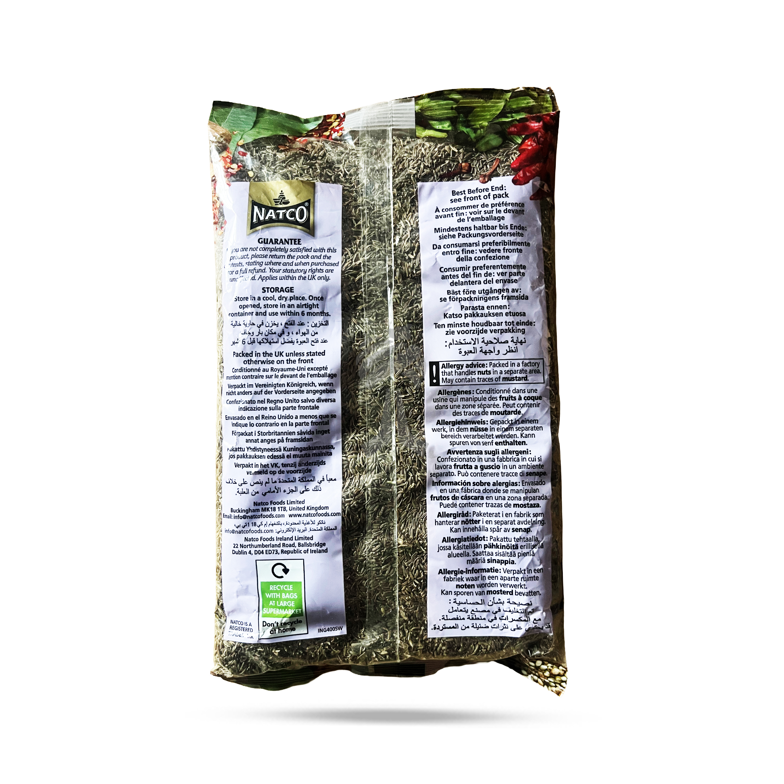 Natco Cumin Seeds Black 300g - Image 2