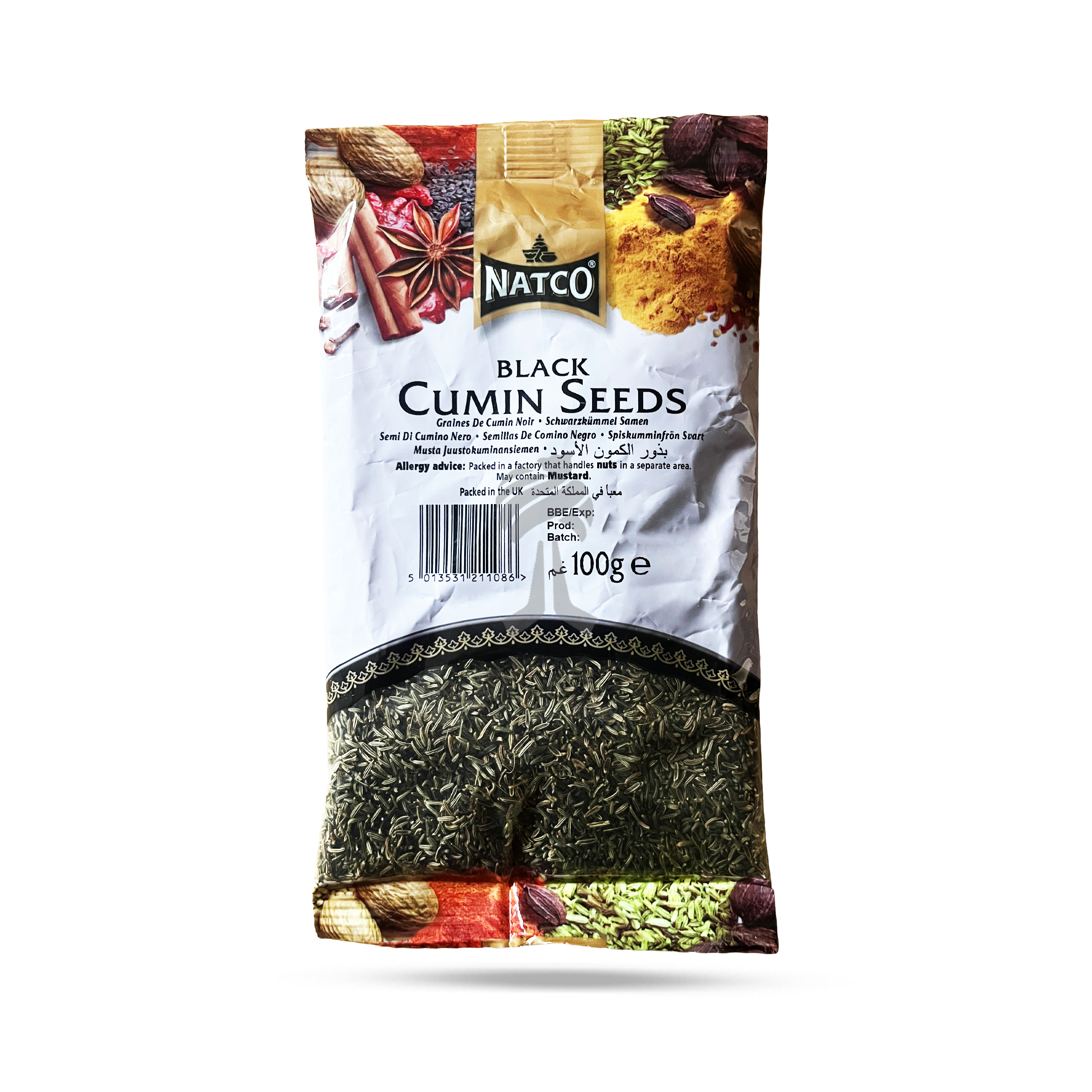 Natco Cumin Seeds Black 100g