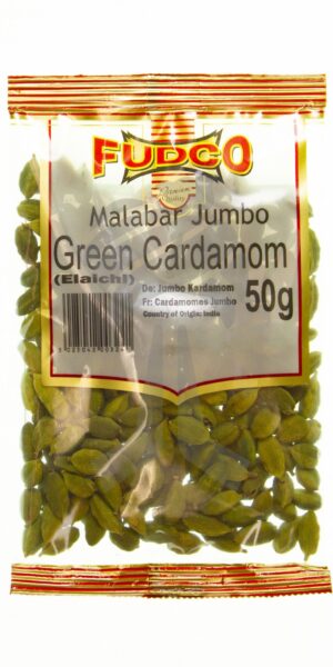 Fudco Green Cardamom Jumbo 50g-0