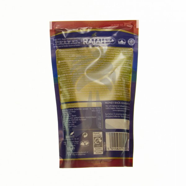 Rajah Madras Curry Powder Mild 100g-28763