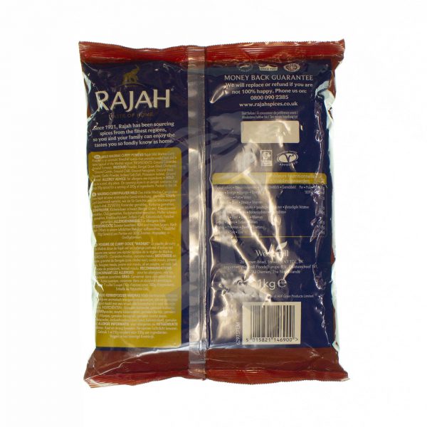 Rajah Madras Curry Powder Mild 1kg-28667