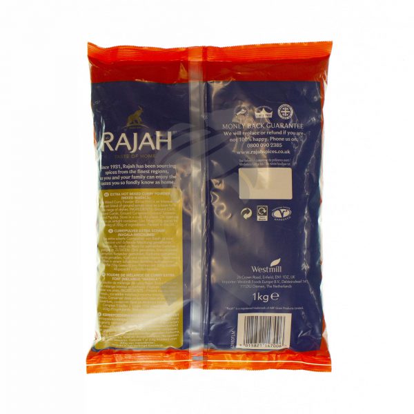 Rajah Mixed Curry Powder Extra Hot 1kg-28684