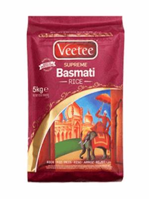 Veetee Supreme Basmati Rice 5kg