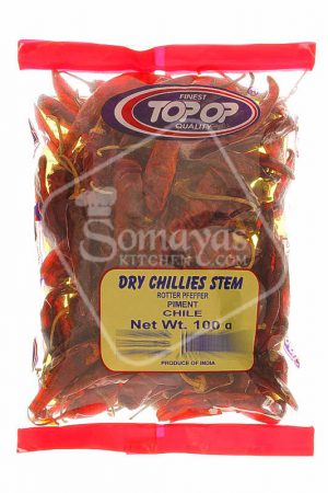Top-Op Dry Chillies With Stem 100g-0