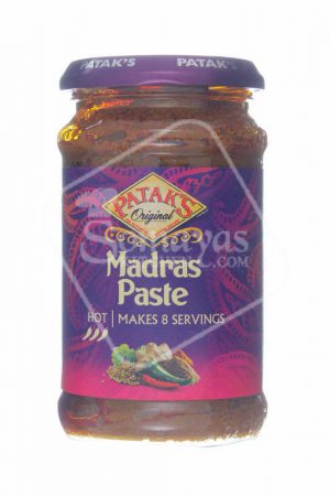 Patak's Hot Madras Curry Paste 283g-0