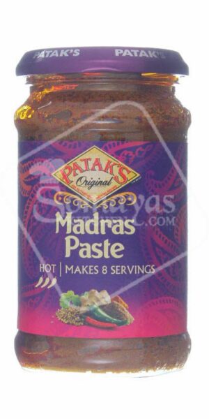 Patak's Hot Madras Curry Paste 283g-0
