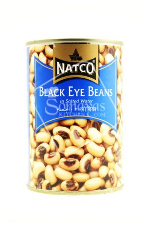 Natco Black Eye Beans Tin 400g-0