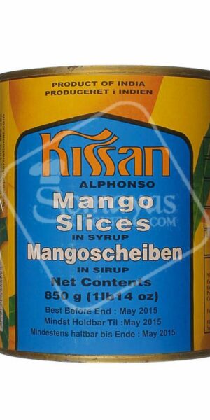 Kissan Alphonso Mango Slices Tin 450g-0
