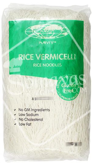 Purvi Rice Vermicelli White 400g-0