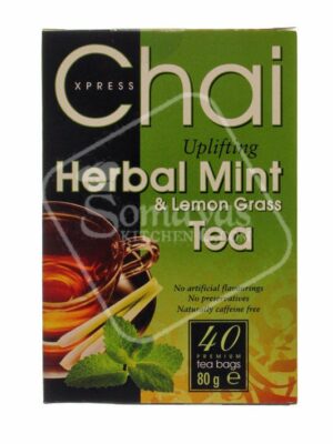 Chai Express Herbal Mint & Lemon Grass Tea 40's 80g-0