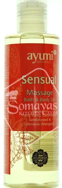 Ayuuri Natural Sensual Massage & Bath Oil 250ml-0