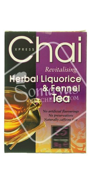 Chai Express Herbal Liquorice & Fennel Tea25's Bags 50g-0