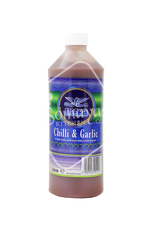 Heera Chilli And Garlic Sauce 1lt • Hallans