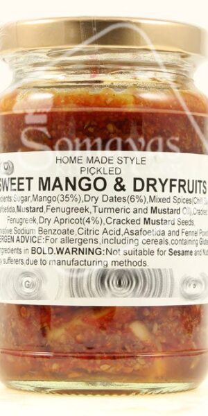 Cambian Sweet Mango And Dry Fruits Pickle 300g-0