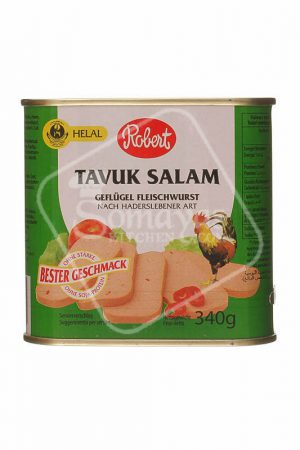 Robert Chicken Luncheon Meat (Tavuk Salam) Tin-0