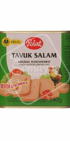Robert Chicken Luncheon Meat (Tavuk Salam) Tin-0