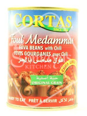Cortas Foul Medammas With Chilli Tin 400g-0