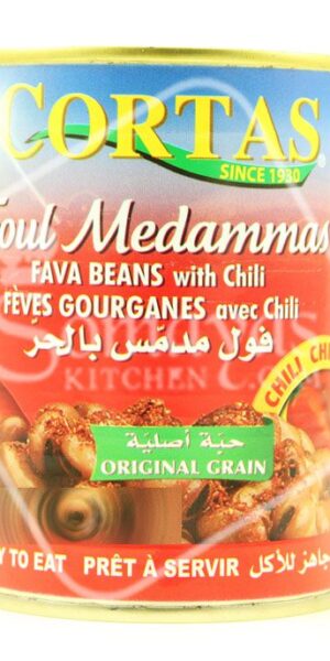 Cortas Foul Medammas With Chilli Tin 400g-0