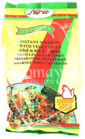Niru Chicken Flavour Instant Noodles With Vegetables 300g-0