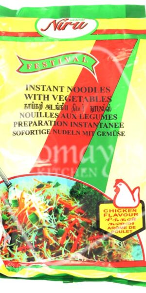 Niru Chicken Flavour Instant Noodles With Vegetables 300g-0