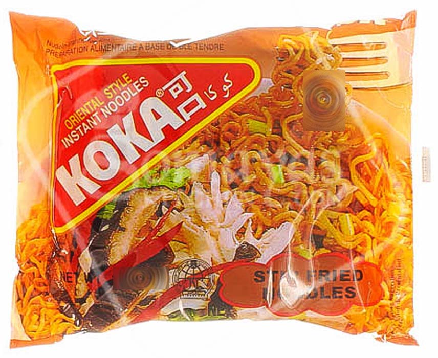 Koka Spicy Stir Fried Noodles 85g • Hallans