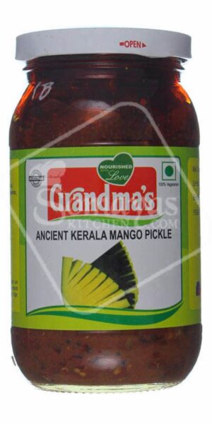 Grandma's Ancient Kerala Mango Pickle 400g-0