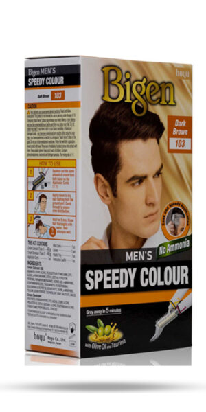 Bigen Men's 103 Dark Brown 80g