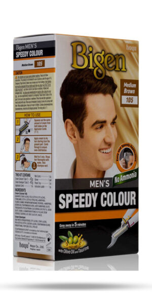 Bigen Mens 105 Medium Brown 80g