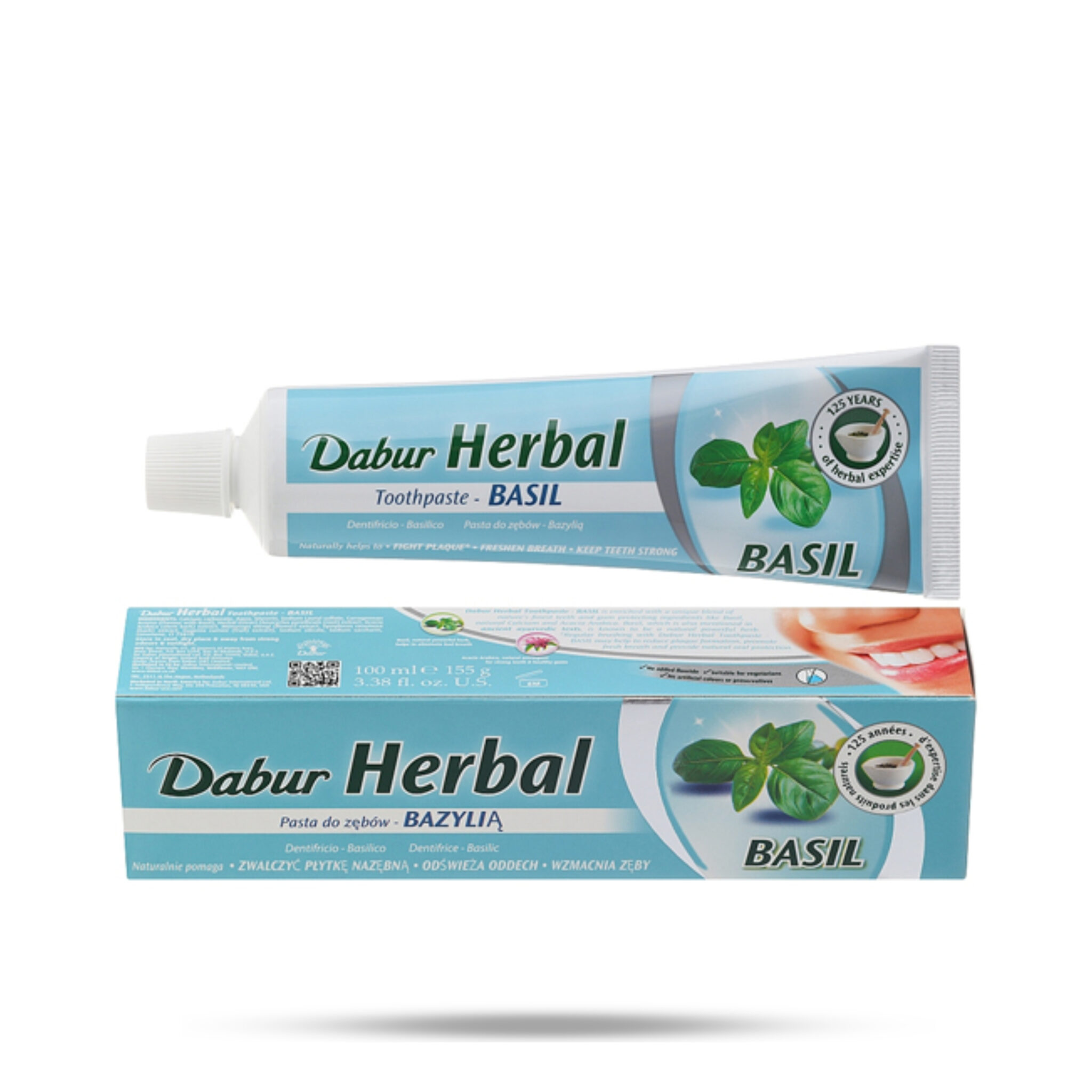 Dabur Basil Herbal Toothpaste 100g • Hallans