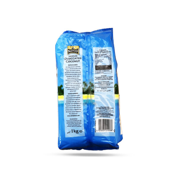 Natco Medium Desiccated Coconut 1kg - Image 2