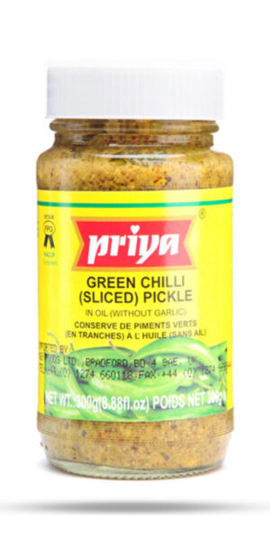 Priya Green Chilli Sliced Pickle 300g